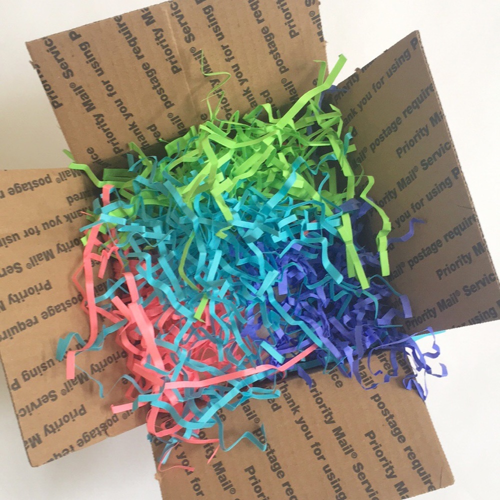 Shredded Colored Crinkle Paper Filler